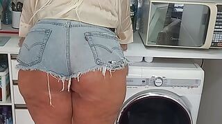 My sexy butt in jammed shorts