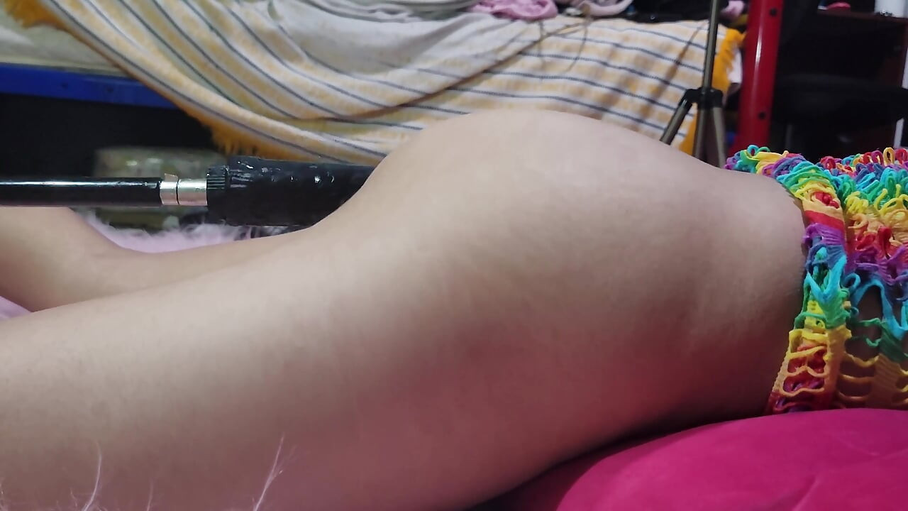 Does It Excite You to See This Huge Dildo Enter Me?