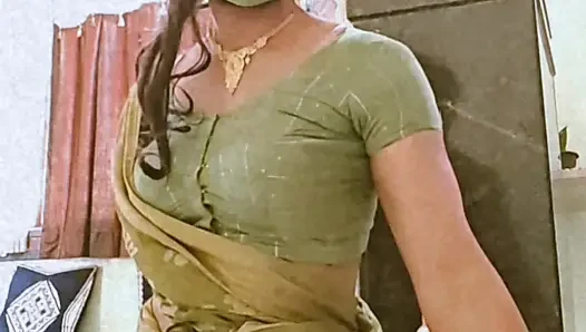 CD in saree anal pegging