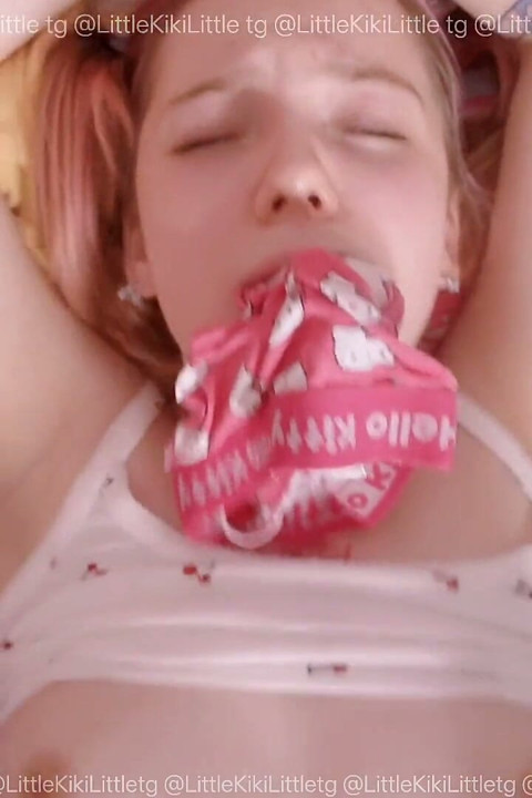 I Rough Fuck My Step Daugter in Her Barely Legal Pussy with Her Panties in Her Mouth