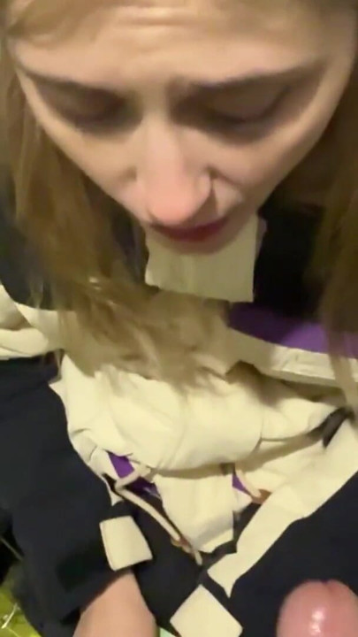 VIP4K. A thousand bucks for a Blowjob in a Public Restroom? Yeah, sure | Clip 1