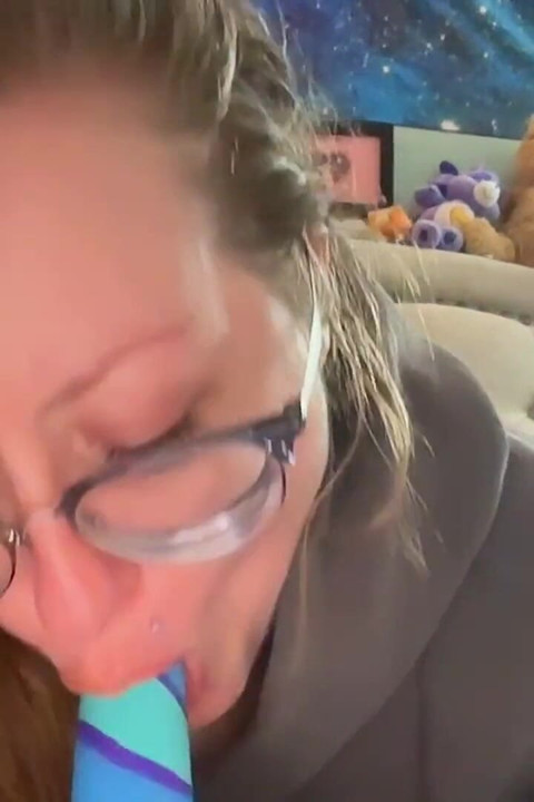 Practicing My Blow Job Skills on a Dildo