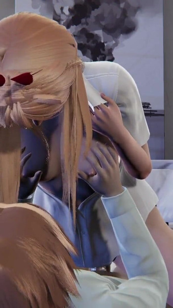 Jaw-dropping moment from "Power fucks Denji l Anime Chainsaw Man l 3d animation Hentai"