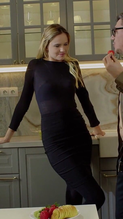 Private com - Novella Night Puts On Her Lingerie, Has Breakfast, and Takes It Up The Ass | Clip 1