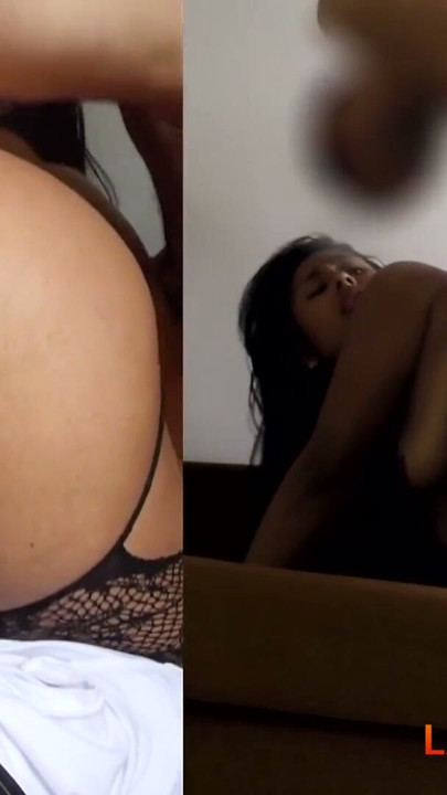 Karamellfarget venezuelansk babe som sprer rumpeballene for anal knulling | Klipp 1