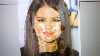 Трибьют спермы на лицо Selena Gomez