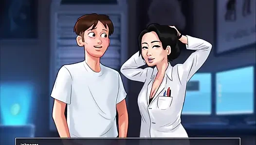 Summertime Saga - Miss Okita Sex Scene