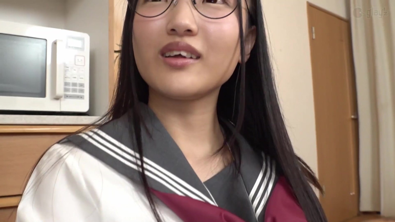 純粋で無垢、黒髪、女子高生の衣装、美しい女の子、中出し3