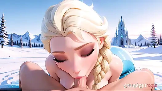 Kamu nggak bakal percaya kalau wajah elsa di-doggy habis-habisan di animasi 3D ini! AI PORN