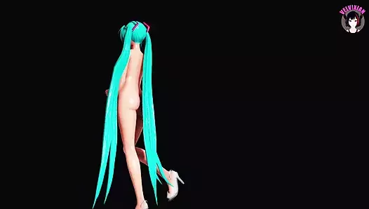 Cute Hatsune Miku - Dancing Full Nude (3D HENTAI)