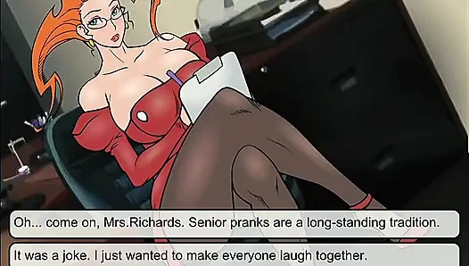 Сексуальную задницу тренера трахнули, геймплей