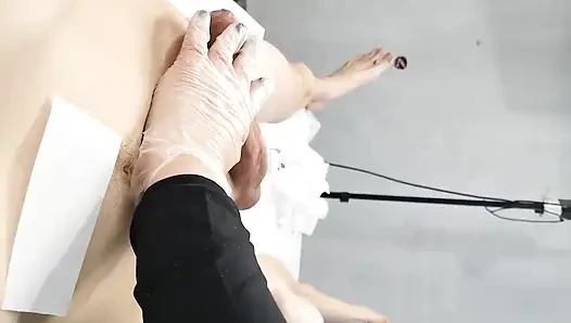 Boy Ejaculated Twice During Waxing Session