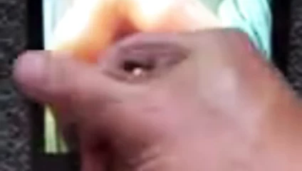 My wife's butthole used as a jerk toy