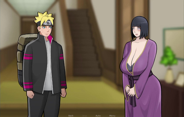 Konoha MILFs Part 36 - My Stepmother Hinata Gives Me a Handjob While I Suck on Her Big Tits - by Eroticgamesnc