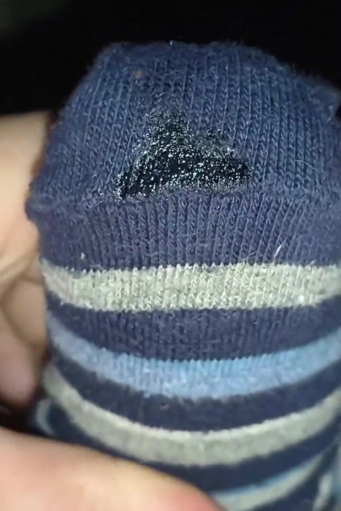 Sock Filled with Cum