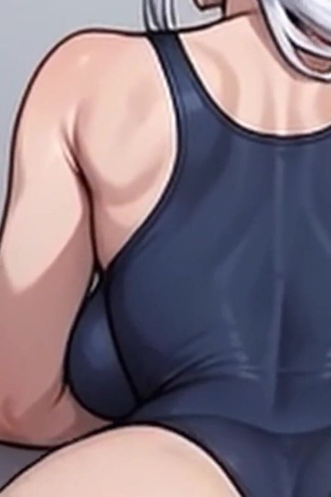 Waifu Amateur Teen POV Office Swimwear Tease & Close-up Boss Blowjob (1m Tease)