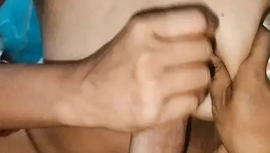 Neighbor's sister-in-law spilled semen in her mouth