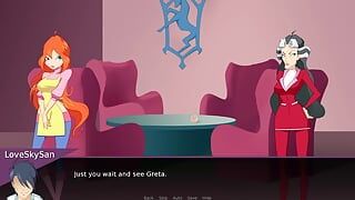 妖精フィクサー(JuiceShooters)-Winxパート31 セクシーな服セクシーな女の子ホットフェラチオによってLoveSkySan69