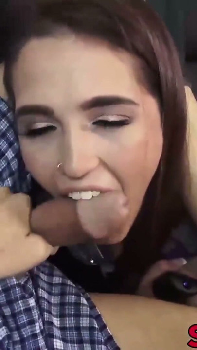 Most beautiful step-sis goes down to blow his hard schlong | Clip 1