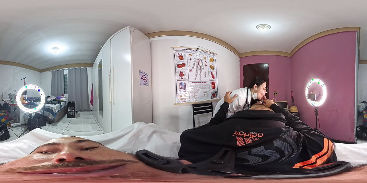 Sjuksköterska tar hand om patienten med priapism