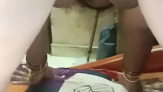 Tamil Woman Pretends to Take off Her Clothes in Front of Her Husband