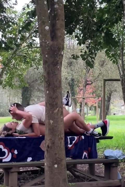 Stepmother Gets Caught Having Sex Outdoors