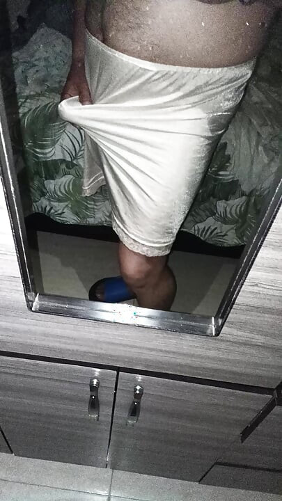 with petticoats