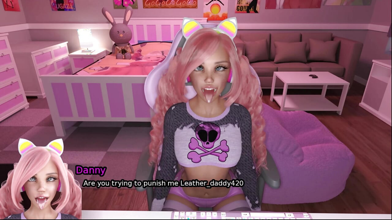 SEXBOT - csodálatos cam show - majd a hölgyek adtak nekem egy csontot.