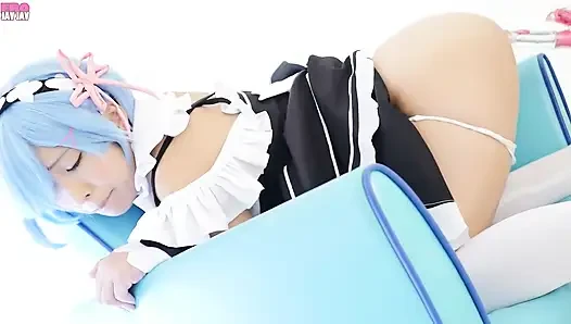 Rem Anime Cosplay Jepang -