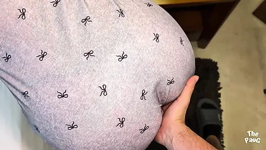 MILF stepmom: "You're my stepson, just this once you can touch my ass"