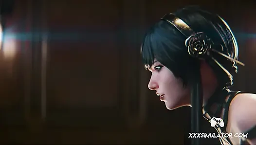 Dengan dorongan masing-masing, yor forger meleleh dalam kenikmatan sampai kejutan creampienya