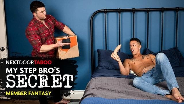 Collin Simpson Catches New Stepbrother Using His Dildo