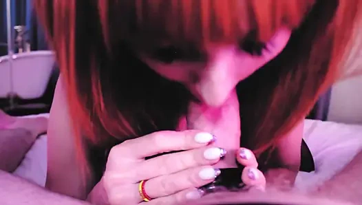 Джорджийская богиня Эва в латексе глубоко сосет, трах, гонзо-милфа, фетиш из кожи, большой хуй