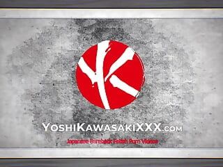 YOSHIKAWASAKIXXX - Karuso gebruikt een pikhuls tijdens het aftrekken