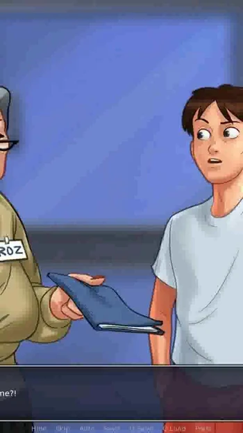Key moment from "Summertime Saga: Guy With Big Cock Fucks Old Granny In The Hospital - Ep159"