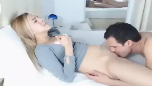 Husband Cant Stop Eating his Wifes Sweet Pussy