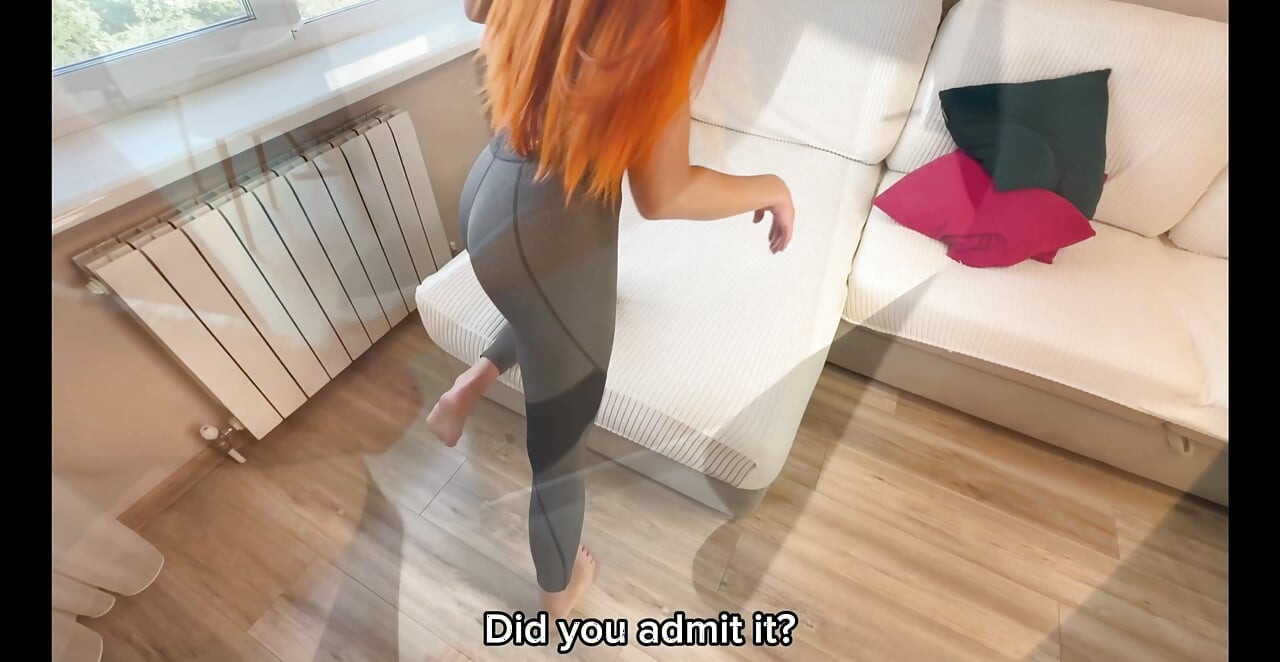 Stepmom Got Horny From My Sex With Girlfriend And Fucked Me - Russian Amateur With Talk And English Subtitles