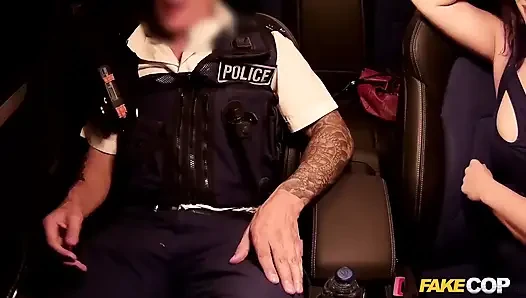Fake Cop - Young Partygoer Frisked in an Alleyway and Sucks Cock POV