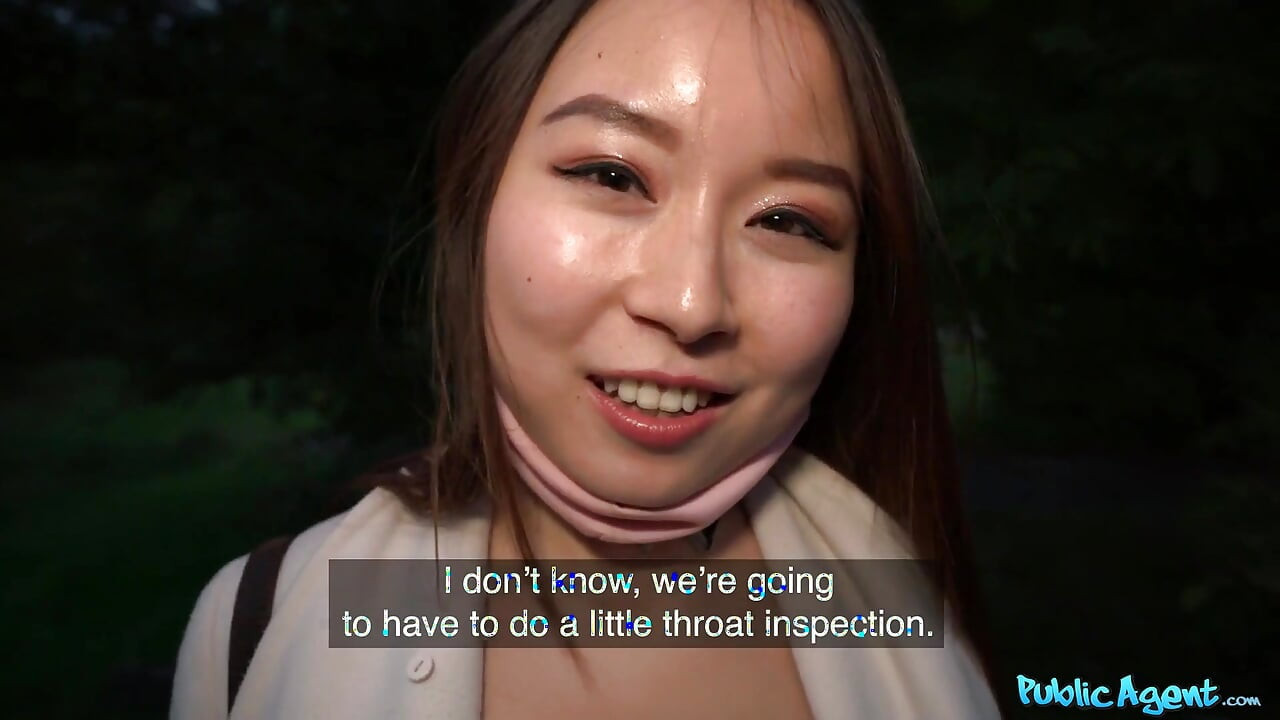 Public Agent - Cute Asian Yiming Curiosity Wants White Cock Real Bad