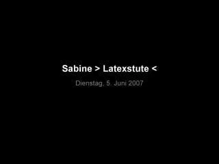 Leder,Lack und Latex