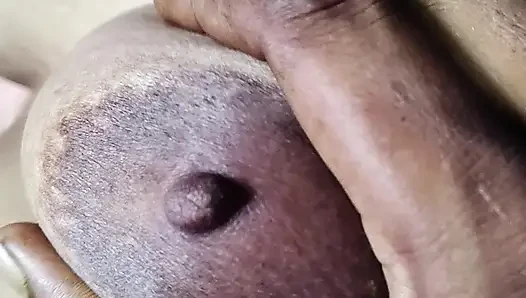 Indian desi couple boobs sucking husband in bed Desi style