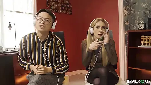 Dehne mich! Yoga-lehrerin