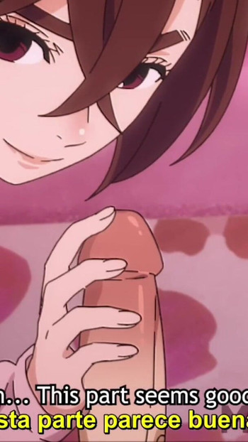 Ikonični trenutak od "japanska anime momo chan i okarun"