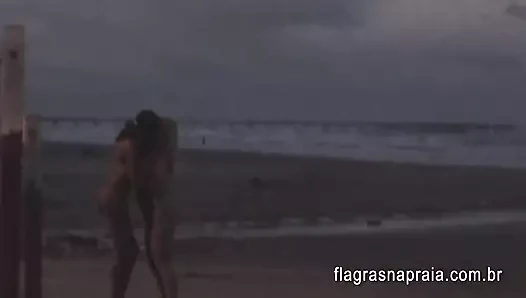 My wife's first time with another woman on the beach