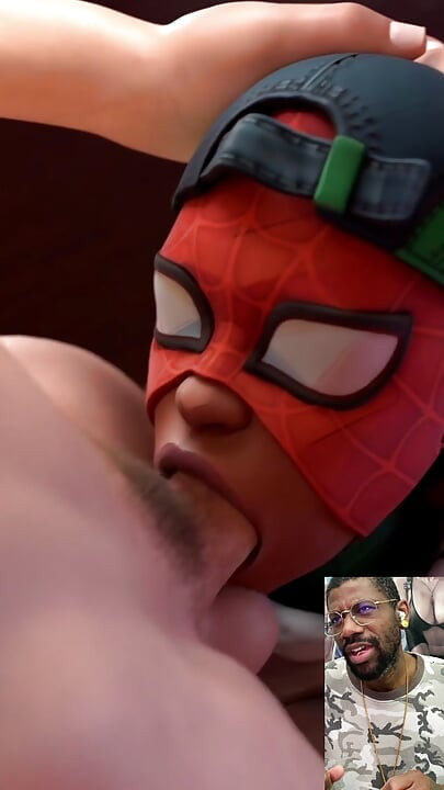 Eboni spider-man drolja deepthroating Spooder-man's Thicc hard ass penis