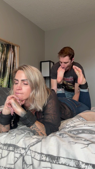 The Hot Wife Next-Door: Captured & Hogtied - Insanely Sexy Feet & Perfect Wrinkled Soles | Clip 2