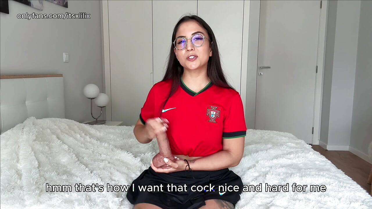CELEBRATE PORTUGAL'S WIN AND CUM ON MY TITS - JOI BLOWJOB