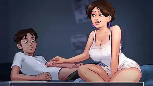 Summertime saga: the nurse helped Johannes