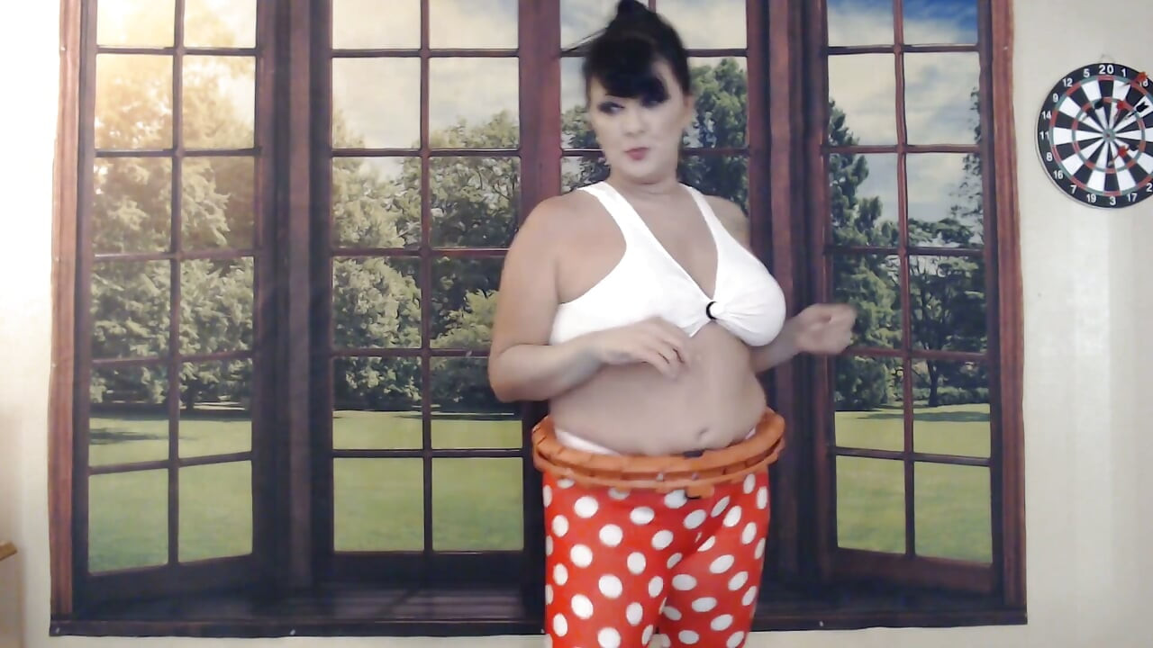 Hula-hoop mit cardio gewichtet