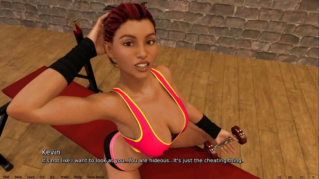Where the heart is: guy and a naughty sexy girl in the gym ep.14